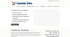 Desktop Screenshot of conteudounico.com