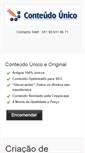 Mobile Screenshot of conteudounico.com